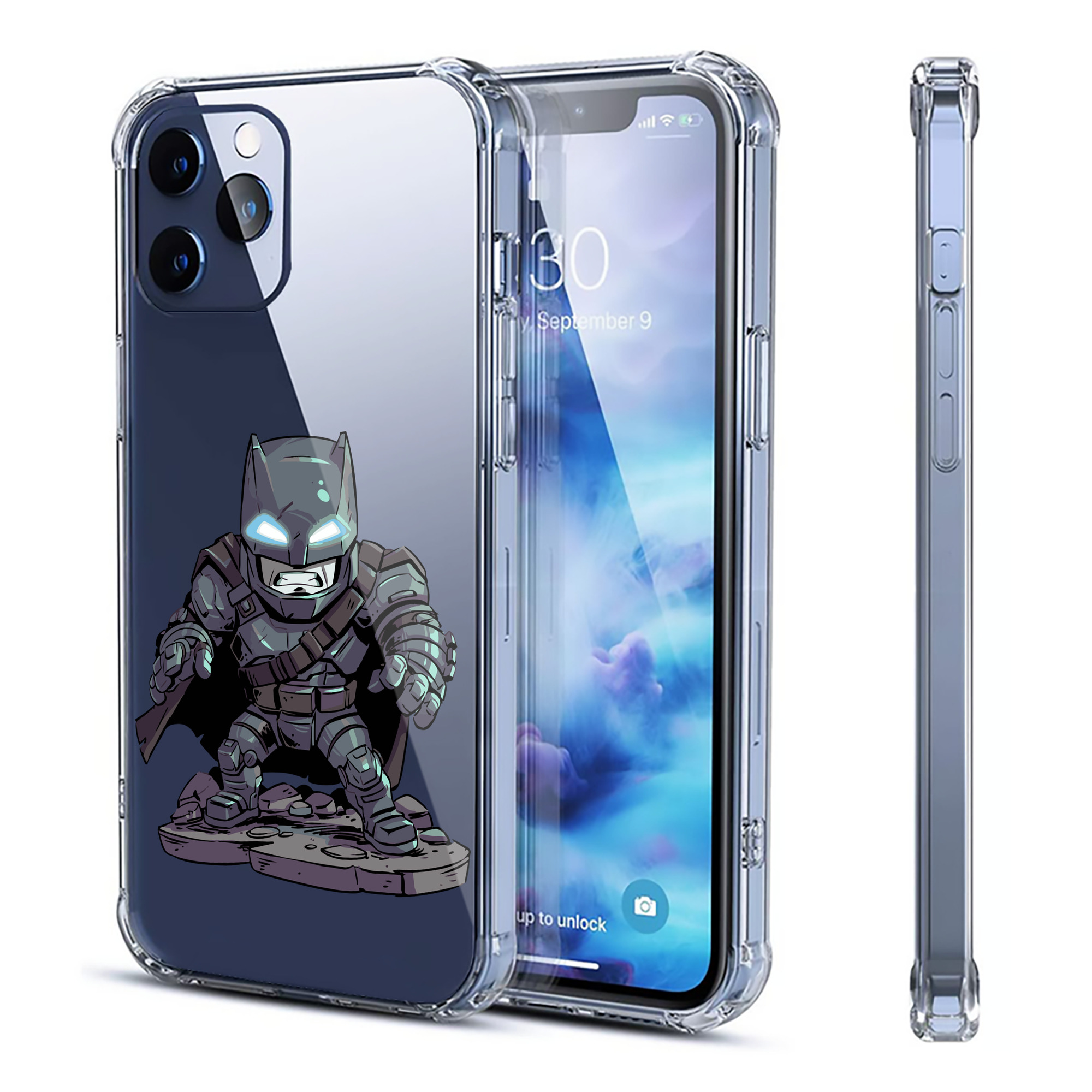 （画像用） アベンジャーズ The Avengers 【iPhone 12シリーズ対応】透明スマホケース（クリアソフトケース）